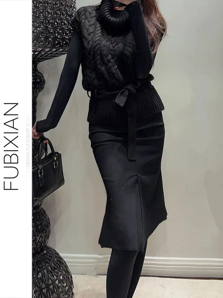 Ретро-юбка из шерсти с асимметричным подолом, облегающая, с разрезом, фасон «рыбий хвост», на запах, для женщин и девушек
Ретро-юбка из шерсти с асимметричным подолом, облегающая, с разрезом, фасон «рыбий хвост», на запах, для женщин и девушек