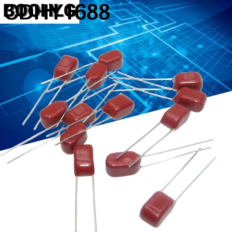 100 шт. конденсатор CBB 100 В 105 1 мкФ 1000NF шаг 5 мм
100 шт. конденсатор CBB 100 В 105 1 мкФ 1000NF шаг 5 мм