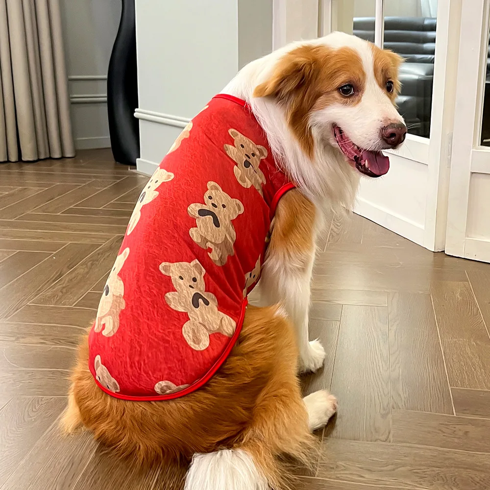 Spring Summer Dog Vest Thin Breathable Puppy Clothes Cute Bear Printed Cat T-shirt Sleeveless Chihuahua Pullover Pet Supplies
Spring Summer Dog Vest Thin Breathable Puppy Clothes Cute Bear Printed Cat T-shirt Sleeveless Chihuahua Pullover Pet Supplies