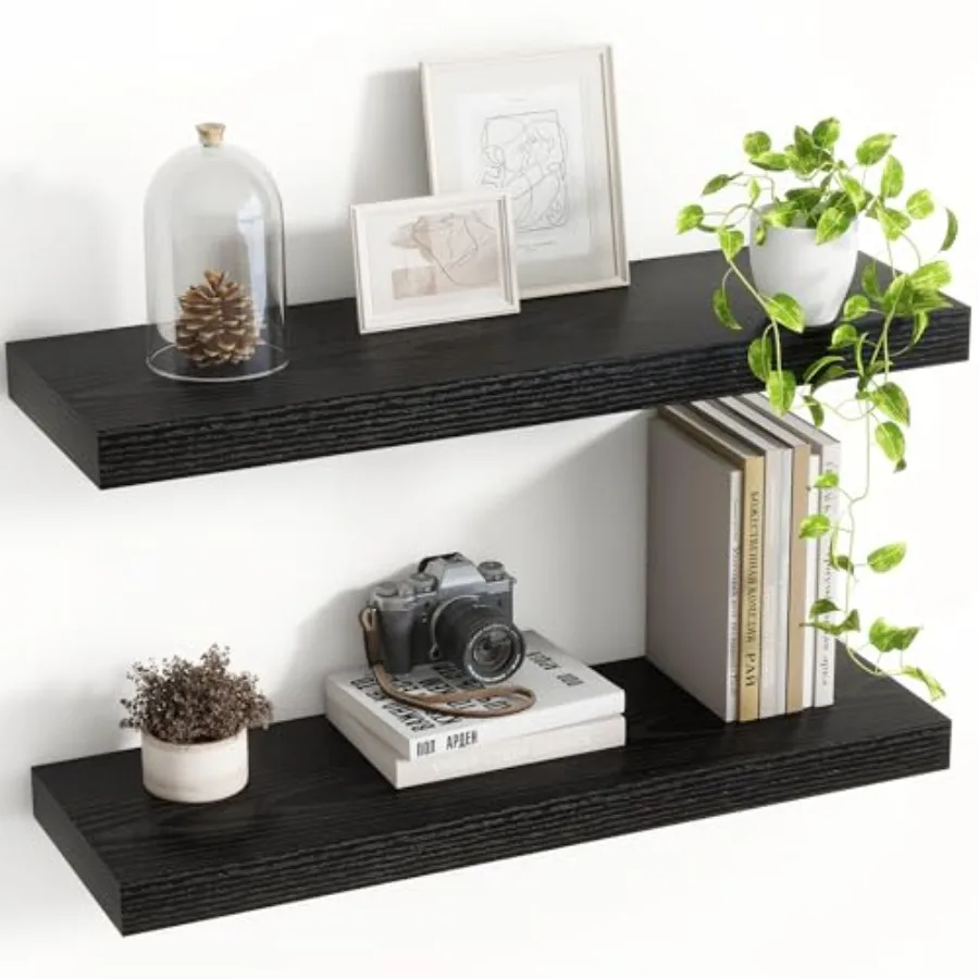 24 Inch Floating Shelves, 8 Inch Deep Floating Shelves for Wall, Hanging Shelf with Invisible Brackets, Deep Shelves for Bathro
24 Inch Floating Shelves, 8 Inch Deep Floating Shelves for Wall, Hanging Shelf with Invisible Brackets, Deep Shelves for Bathro