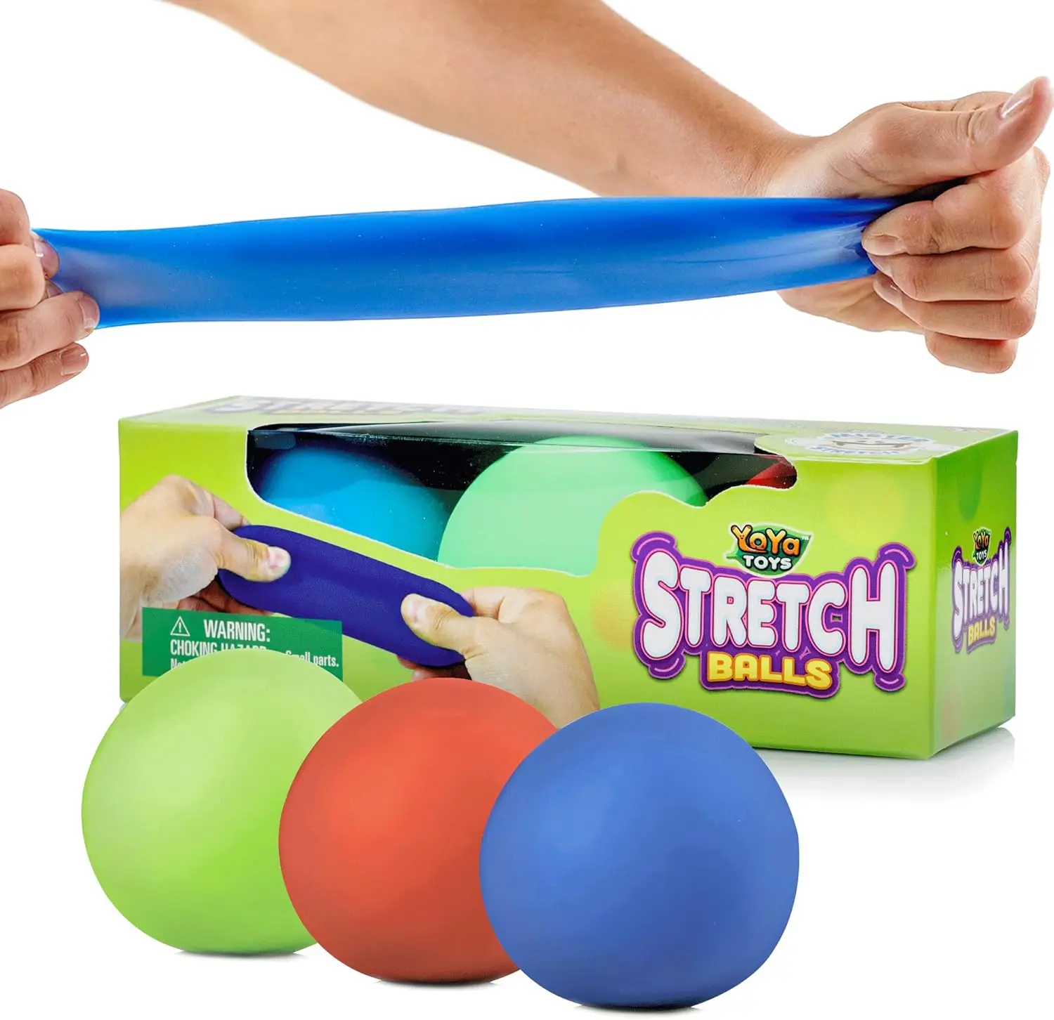 Elastic Sensory Stress Balls Set - 3 Pack for Anxiety Relief, Autism Toys, Fidgets for Kids and Adults, Classroom Use
Elastic Sensory Stress Balls Set - 3 Pack for Anxiety Relief, Autism Toys, Fidgets for Kids and Adults, Classroom Use