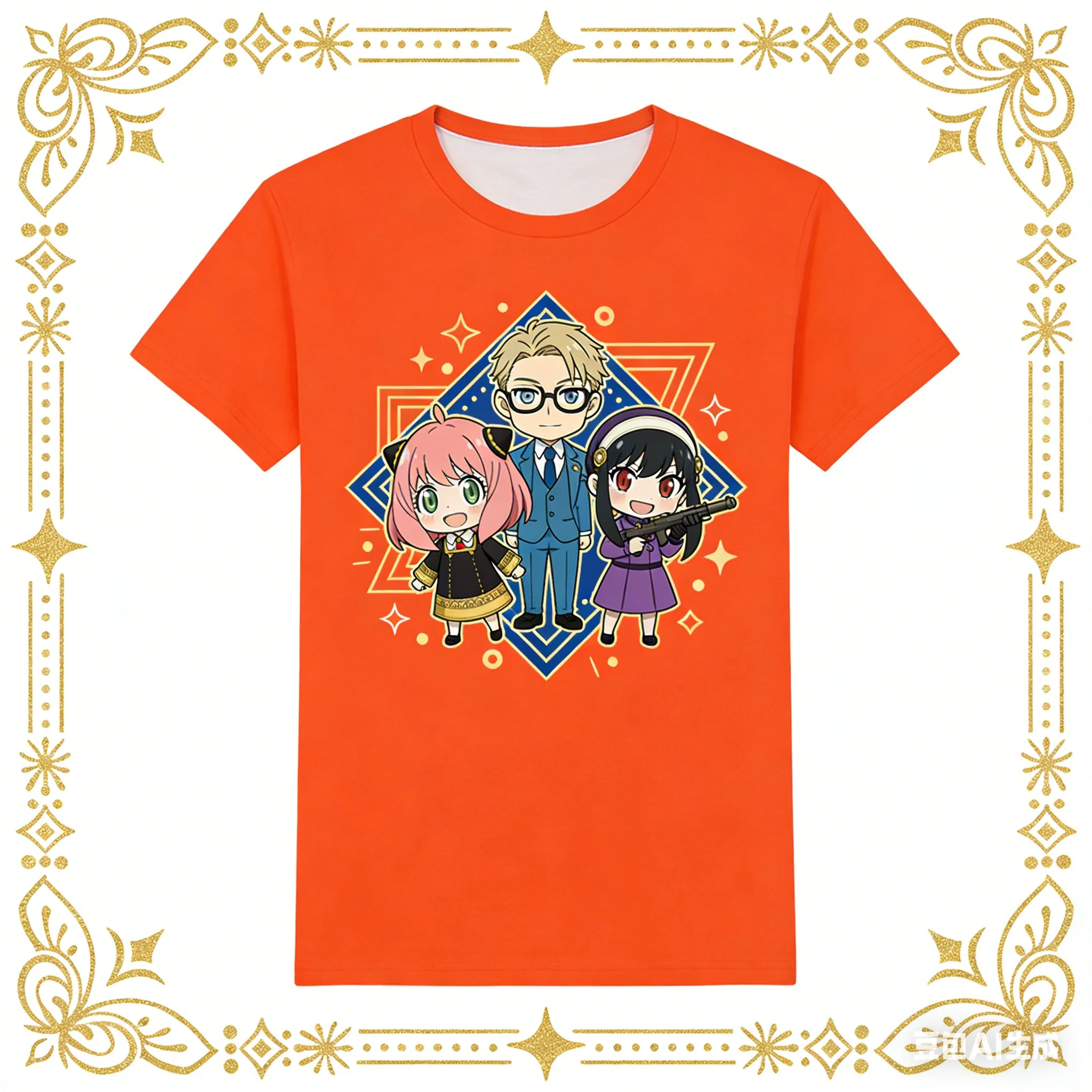 Spy X Family T-shirt Anya Cute Print, High-street Trendy Brand, Loose Short Sleeve, Unisex Anime Merchandise
Spy X Family T-shirt Anya Cute Print, High-street Trendy Brand, Loose Short Sleeve, Unisex Anime Merchandise