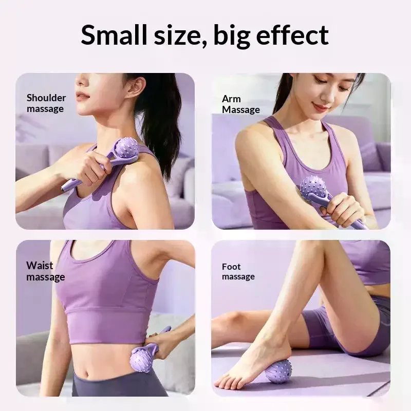 Ручной роликовый массажер, простой в использовании точечный массаж, снимает усталость тела, стимулирует массажер, мяч для йоги, портативный портативный рукав, нога
Ручной роликовый массажер, простой в использовании точечный массаж, снимает усталость тела, стимулирует массажер, мяч для йоги, портативный портативный рукав, нога