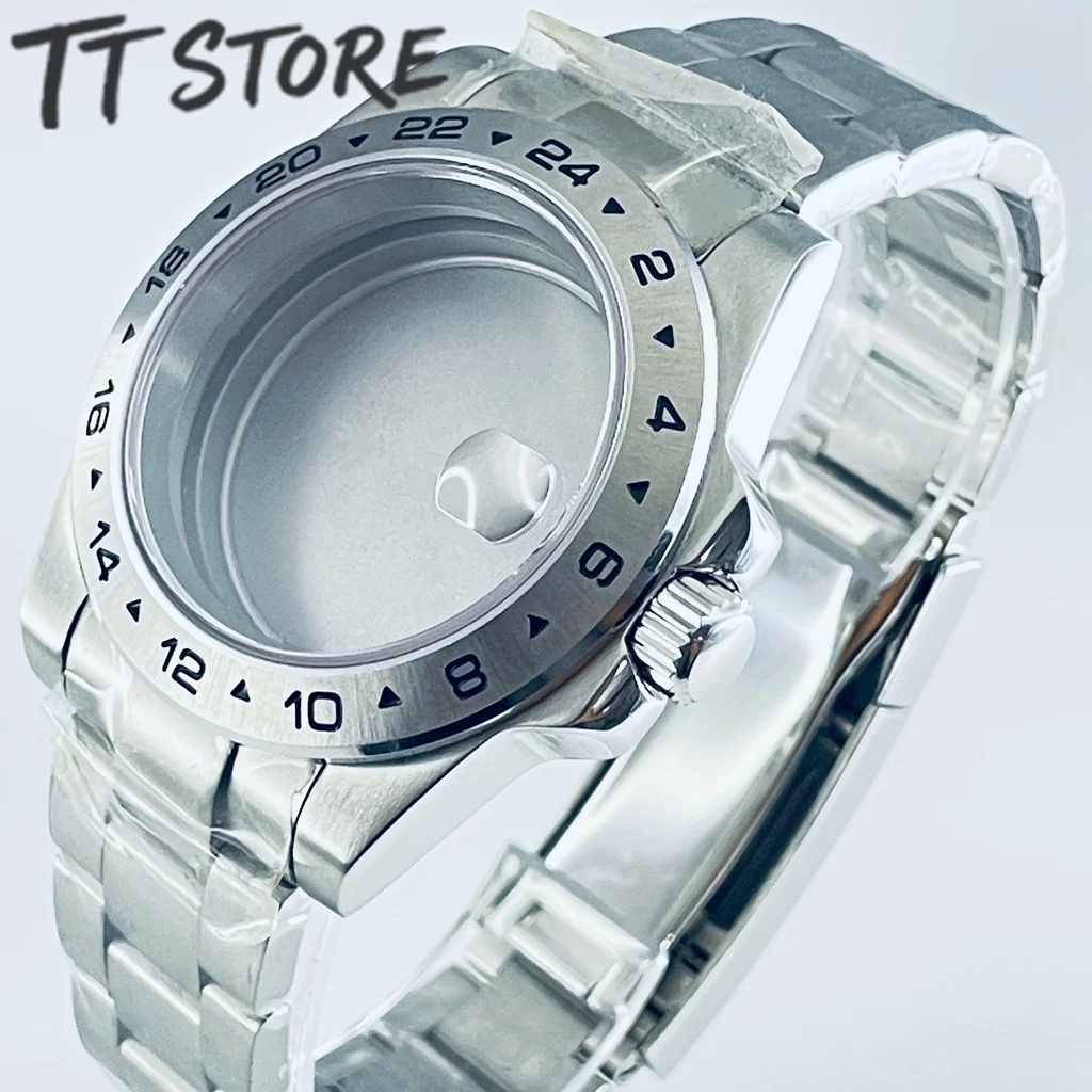 40mm NH35 GMT Watch Case Stainless Steel Bezel Sapphire Crystal Waterproof Suitable for NH34 NH35 NH36 NH38 ETA2824 Movements
40mm NH35 GMT Watch Case Stainless Steel Bezel Sapphire Crystal Waterproof Suitable for NH34 NH35 NH36 NH38 ETA2824 Movements