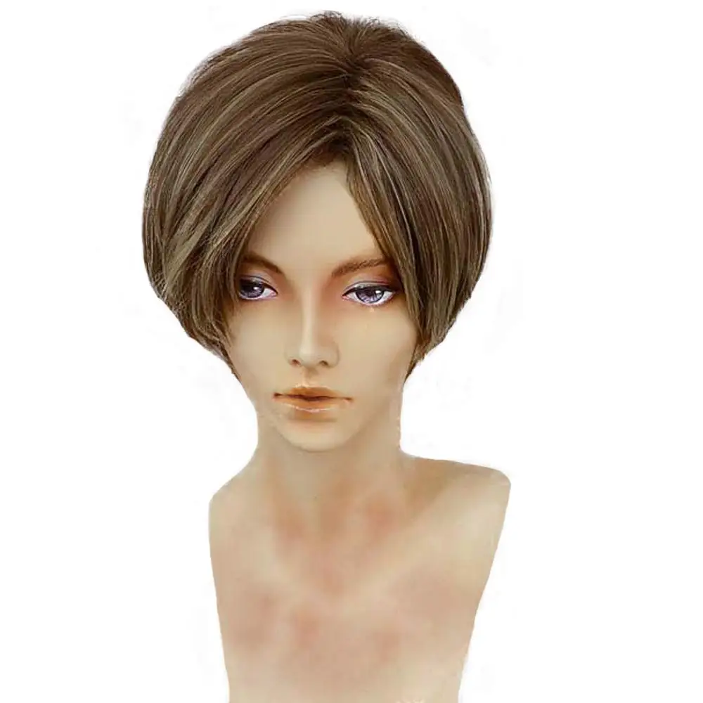 Cosplay Movie Leon Scott Kennedy Women Men Hair for Kennedy Cosplay Wig Short Straight Dark Brown Anime Party Halloween Costume
Cosplay Movie Leon Scott Kennedy Women Men Hair for Kennedy Cosplay Wig Short Straight Dark Brown Anime Party Halloween Costume