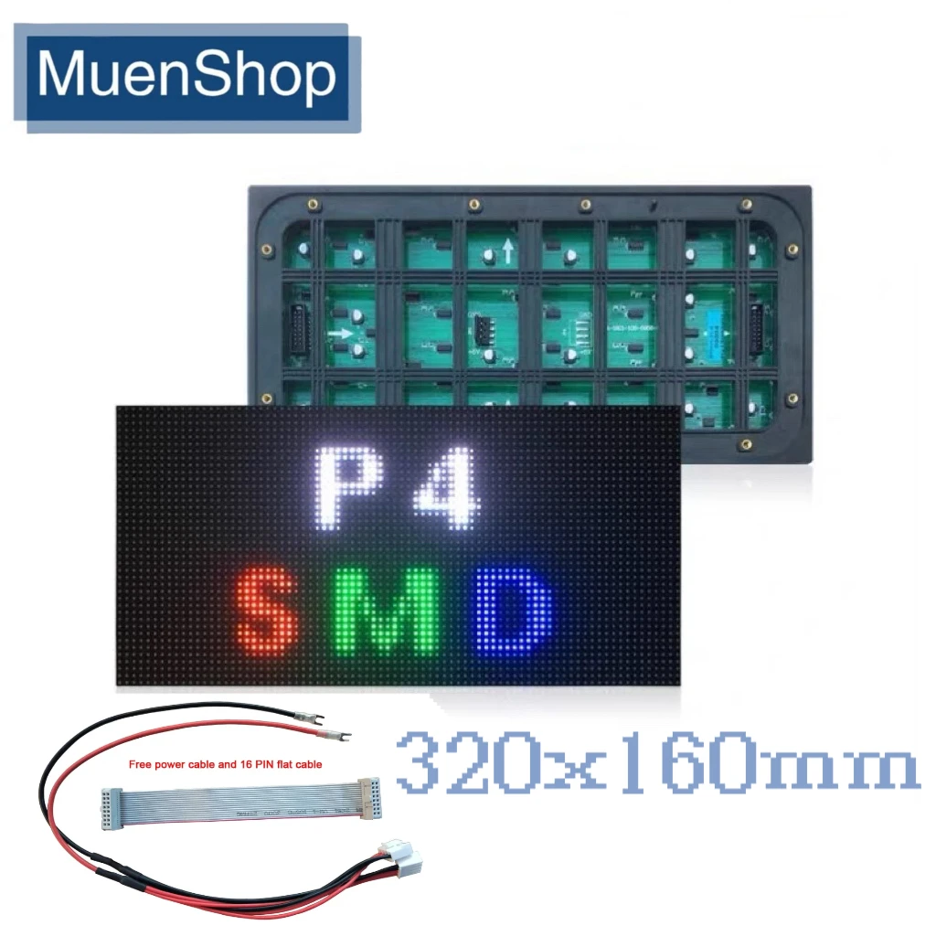P4 Outdoor LED Display Module 320x160mm 80x40 10 Scan full Colors LED Screen for Signage
P4 Outdoor LED Display Module 320x160mm 80x40 10 Scan full Colors LED Screen for Signage