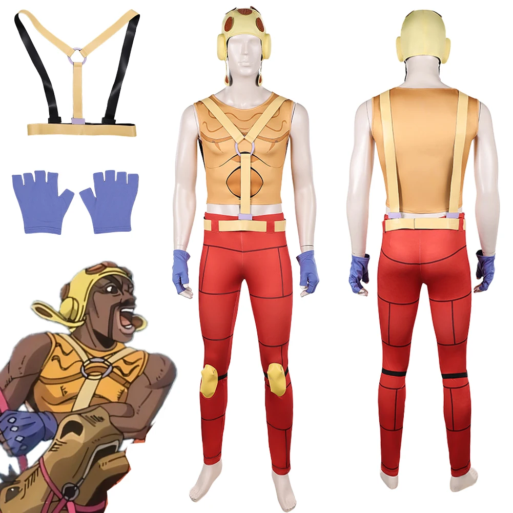2026 Bizarre Adventure SBR Pocoloco Cosplay Fantasy Clothing Anime TV Costume Disguise Halloween Adult Men Party Outfits
2026 Bizarre Adventure SBR Pocoloco Cosplay Fantasy Clothing Anime TV Costume Disguise Halloween Adult Men Party Outfits