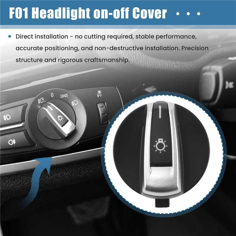 AASS-1Pcs Car Headlight Switch Knob Buttons For-BMW 5/7 Series X3 X4 F01 F02 F03 F10 F18 F07 F06 F25 F26
AASS-1Pcs Car Headlight Switch Knob Buttons For-BMW 5/7 Series X3 X4 F01 F02 F03 F10 F18 F07 F06 F25 F26