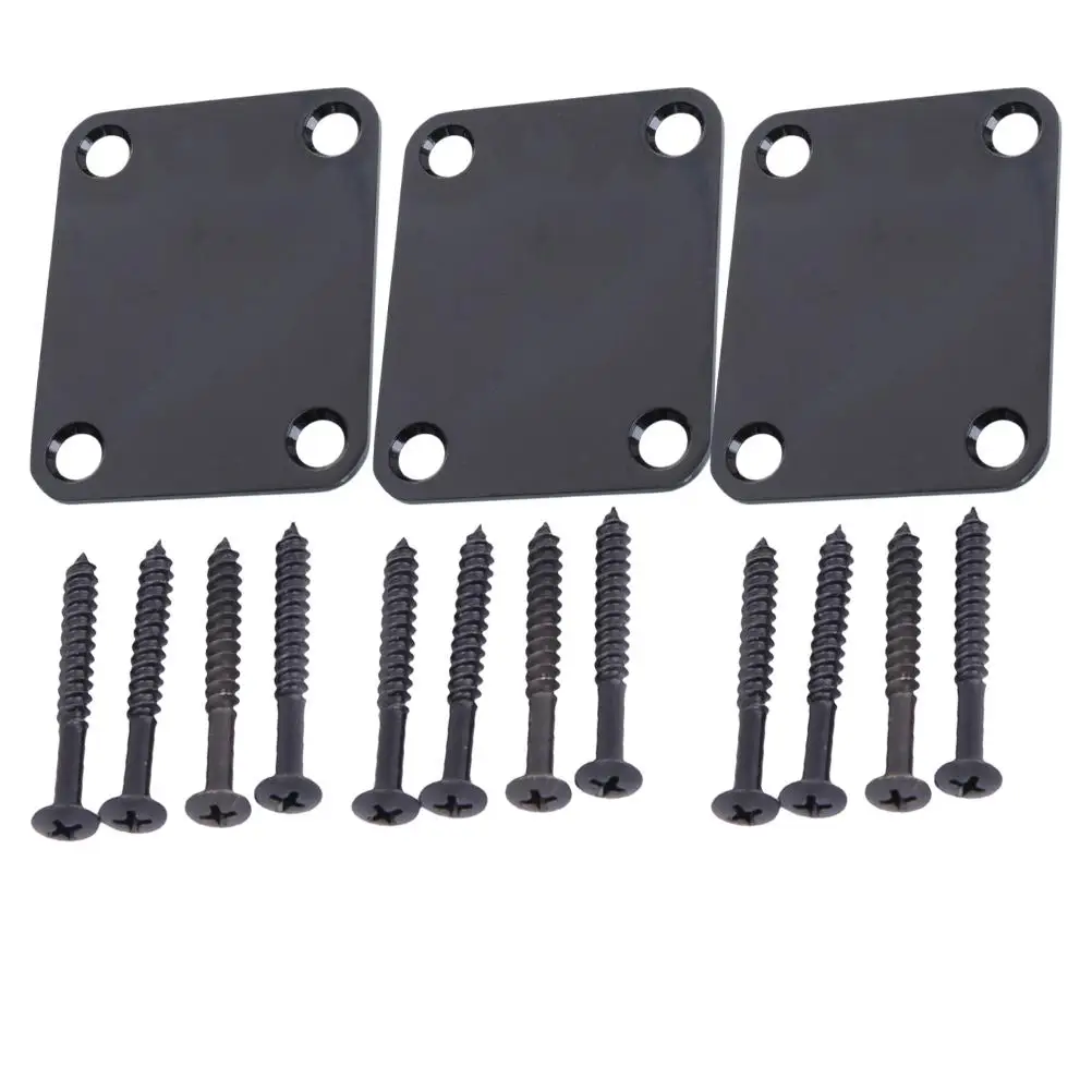 3 Pcs Guitar Neck Plate Durable Musical Instrument Reinforcement Board Electric Joint Bass Parts Long Lasting Practical Design
3 Pcs Guitar Neck Plate Durable Musical Instrument Reinforcement Board Electric Joint Bass Parts Long Lasting Practical Design