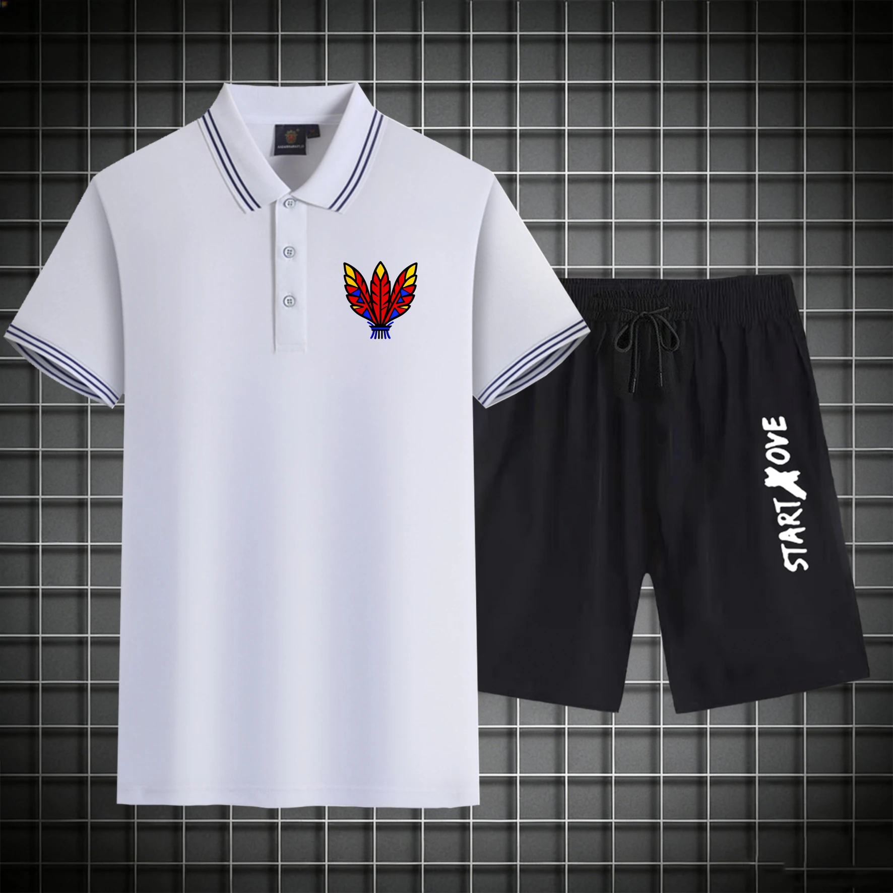 men's Polos sets 2026 Summer Printed sets for men Polyester drip clothing Short sleeve men's suits Graphic clothing set
men's Polos sets 2026 Summer Printed sets for men Polyester drip clothing Short sleeve men's suits Graphic clothing set