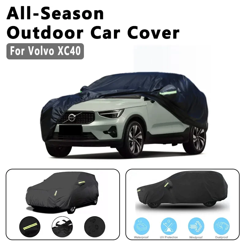 Outdoor Car Cover Waterproof Dustproof UV Sun Protection, Full Car Protector Exterior Accessories For Volvo XC40 CMA
Outdoor Car Cover Waterproof Dustproof UV Sun Protection, Full Car Protector Exterior Accessories For Volvo XC40 CMA