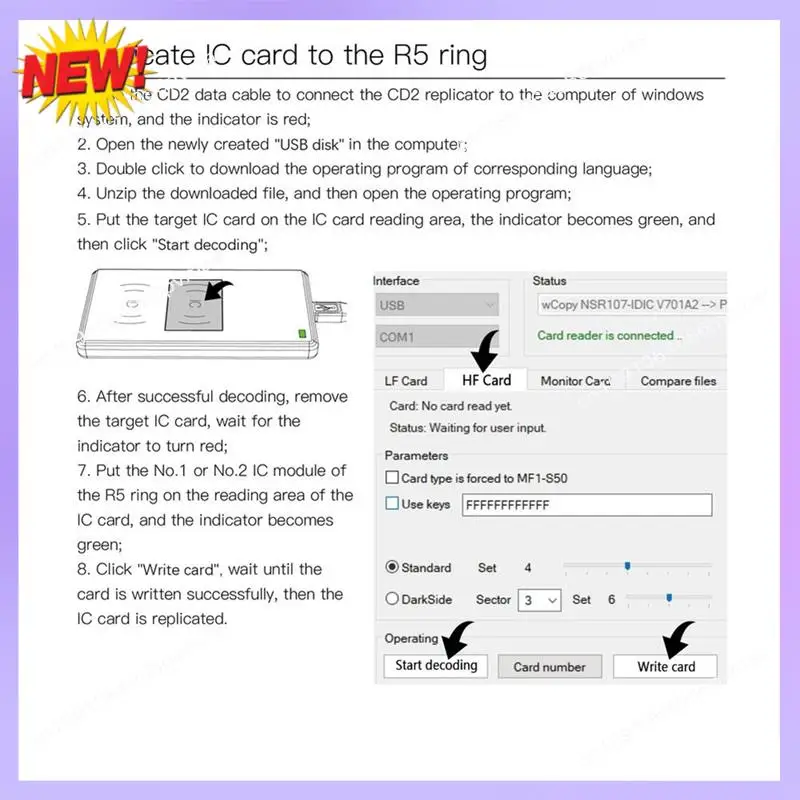 T24C JAKCOM CDS Replicator CDS RFID Replicator For R5 Smart Ring Copy IC And ID Cards
T24C JAKCOM CDS Replicator CDS RFID Replicator For R5 Smart Ring Copy IC And ID Cards