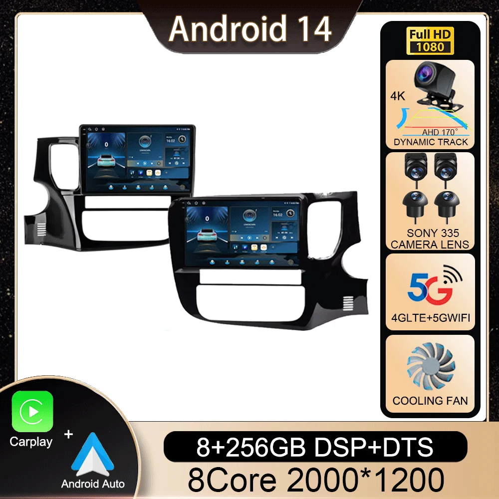 Android 14 Carplay Car Radio For Mitsubishi Outlander 3 GF0W GG0W 2012-2018 Multimedia Video Player Navigation Stereo GPS 2din
Android 14 Carplay Car Radio For Mitsubishi Outlander 3 GF0W GG0W 2012-2018 Multimedia Video Player Navigation Stereo GPS 2din