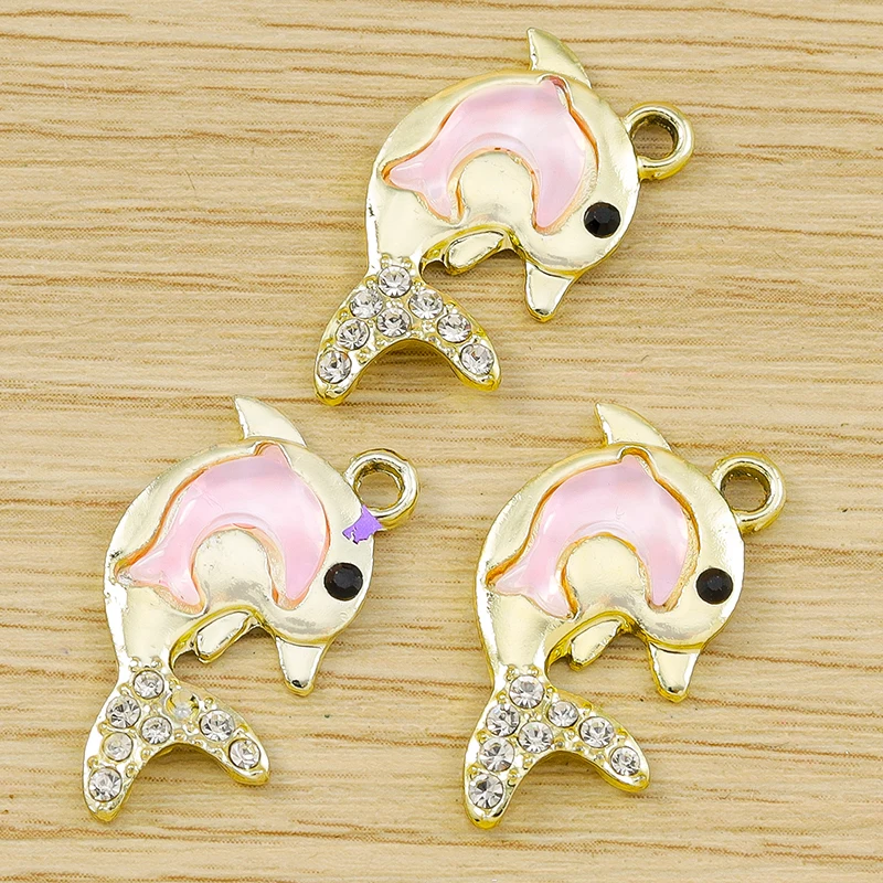 10pcs 25x13mm Cartoon Crystal Animal Dolphin Charms Pendants for Jewelry Making Earrings Necklaces Bracelets DIY Crafts Supplies
10pcs 25x13mm Cartoon Crystal Animal Dolphin Charms Pendants for Jewelry Making Earrings Necklaces Bracelets DIY Crafts Supplies