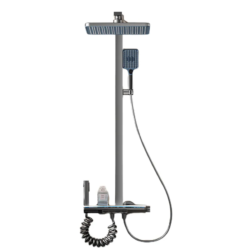 Digital shower set, household pressurized shower, multi-functional outlet bathroom shower
Digital shower set, household pressurized shower, multi-functional outlet bathroom shower