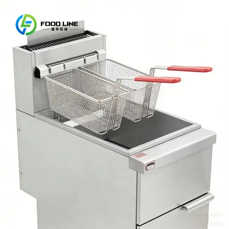 Customized size Brand new factory direct commercial gas fryer vertical three-pipe type
Customized size Brand new factory direct commercial gas fryer vertical three-pipe type