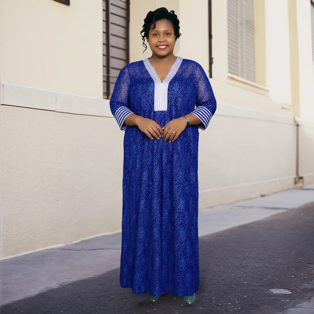 MD Elegant African Dress Lace Boubou For Women Traditional Dashiki Turkey Wedding Party Gown Muslim Kaftan Maxi Dress Plus Size
MD Elegant African Dress Lace Boubou For Women Traditional Dashiki Turkey Wedding Party Gown Muslim Kaftan Maxi Dress Plus Size