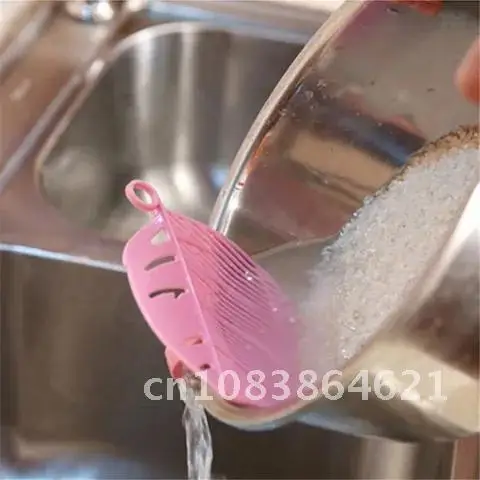 Durable Clean Leaf Shape Rice Wash Sieve Beans Peas Cleaning Gadget Kitchen Clips Tools
Durable Clean Leaf Shape Rice Wash Sieve Beans Peas Cleaning Gadget Kitchen Clips Tools
