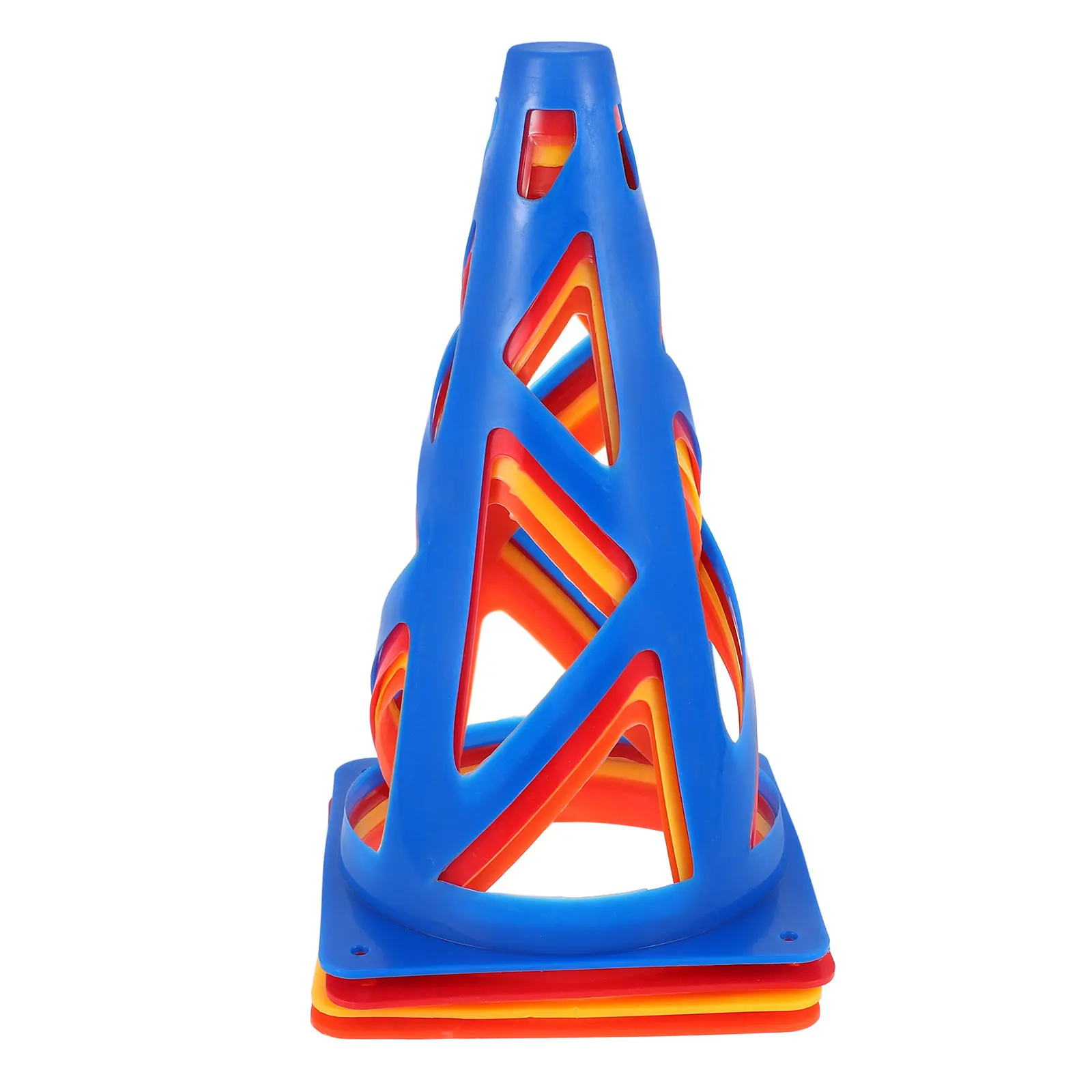 Набор из 4 пластиковых конусов для тренировок по футболу и спортивных занятий (малое оборудование для физкультуры)
Набор из 4 пластиковых конусов для тренировок по футболу и спортивных занятий (малое оборудование для физкультуры)