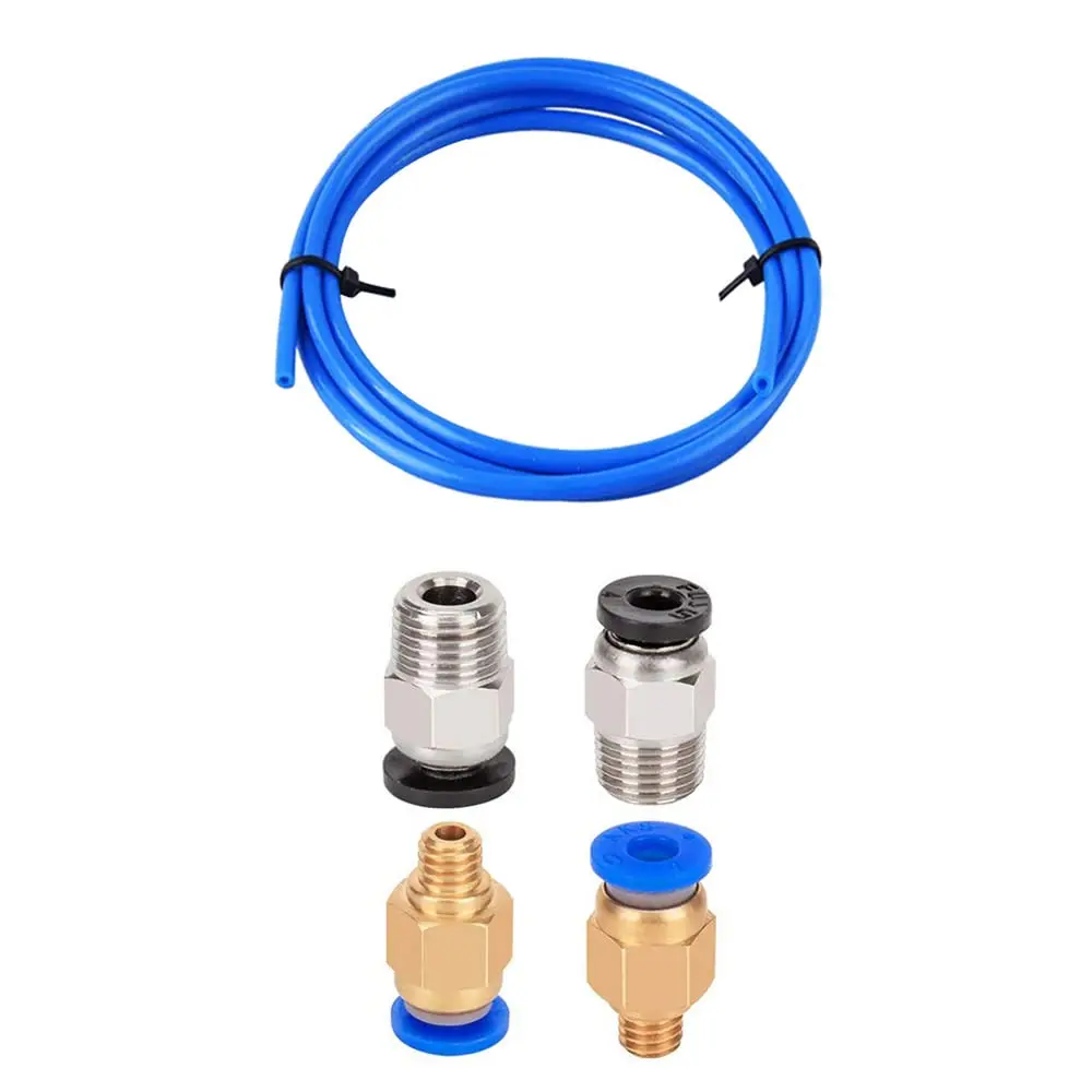 3D Printer Parts 5Pcs 1M Teflon PTFE Tube with 4Pcs PC4-M6/PC4-01 Pneumatic Connectors Black & White Optional for 1.75mm Filamen
3D Printer Parts 5Pcs 1M Teflon PTFE Tube with 4Pcs PC4-M6/PC4-01 Pneumatic Connectors Black & White Optional for 1.75mm Filamen