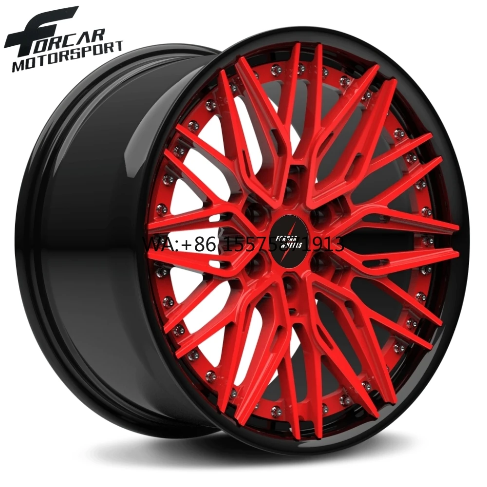 New 18-24 Inch Two-piece Custom Forged Aluminum Alloy Sport Passenger Wheels with 5x120 Bolt Pattern and Spoke Design
New 18-24 Inch Two-piece Custom Forged Aluminum Alloy Sport Passenger Wheels with 5x120 Bolt Pattern and Spoke Design