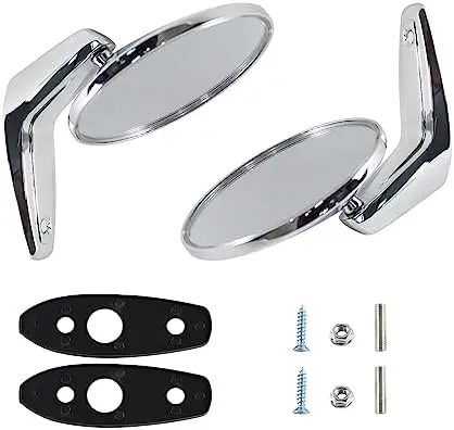 MGWILL Chrome Exterior Door Mirrors for 1966-1975 Plymouth
MGWILL Chrome Exterior Door Mirrors for 1966-1975 Plymouth