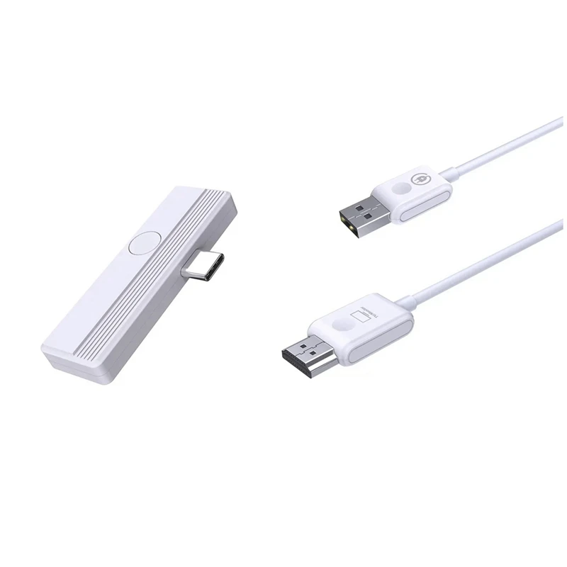 Беспроводной USB C-совместимый адаптер дисплея, зеркало экрана, литое удлинение для ноутбука, смартфона к ТВ-проектору
Беспроводной USB C-совместимый адаптер дисплея, зеркало экрана, литое удлинение для ноутбука, смартфона к ТВ-проектору