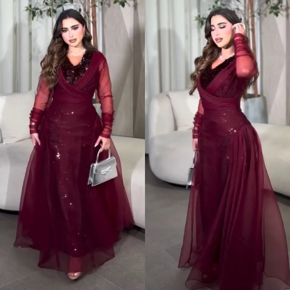 Customized Retro Organza Pleat Sequined A-line V-neck Long Dresses Quinceanera Elegant Chinese Style
Customized Retro Organza Pleat Sequined A-line V-neck Long Dresses Quinceanera Elegant Chinese Style