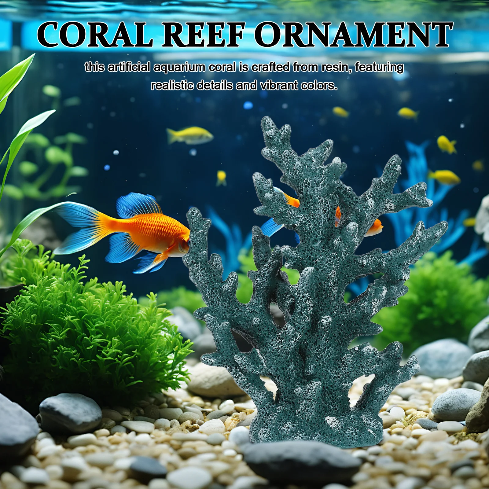 Realistic Resin Coral Reef Decor - Lifelike Artificial Aquarium Coral Centerpiece for Fish Tank Marine Landscape Saltwater
Realistic Resin Coral Reef Decor - Lifelike Artificial Aquarium Coral Centerpiece for Fish Tank Marine Landscape Saltwater