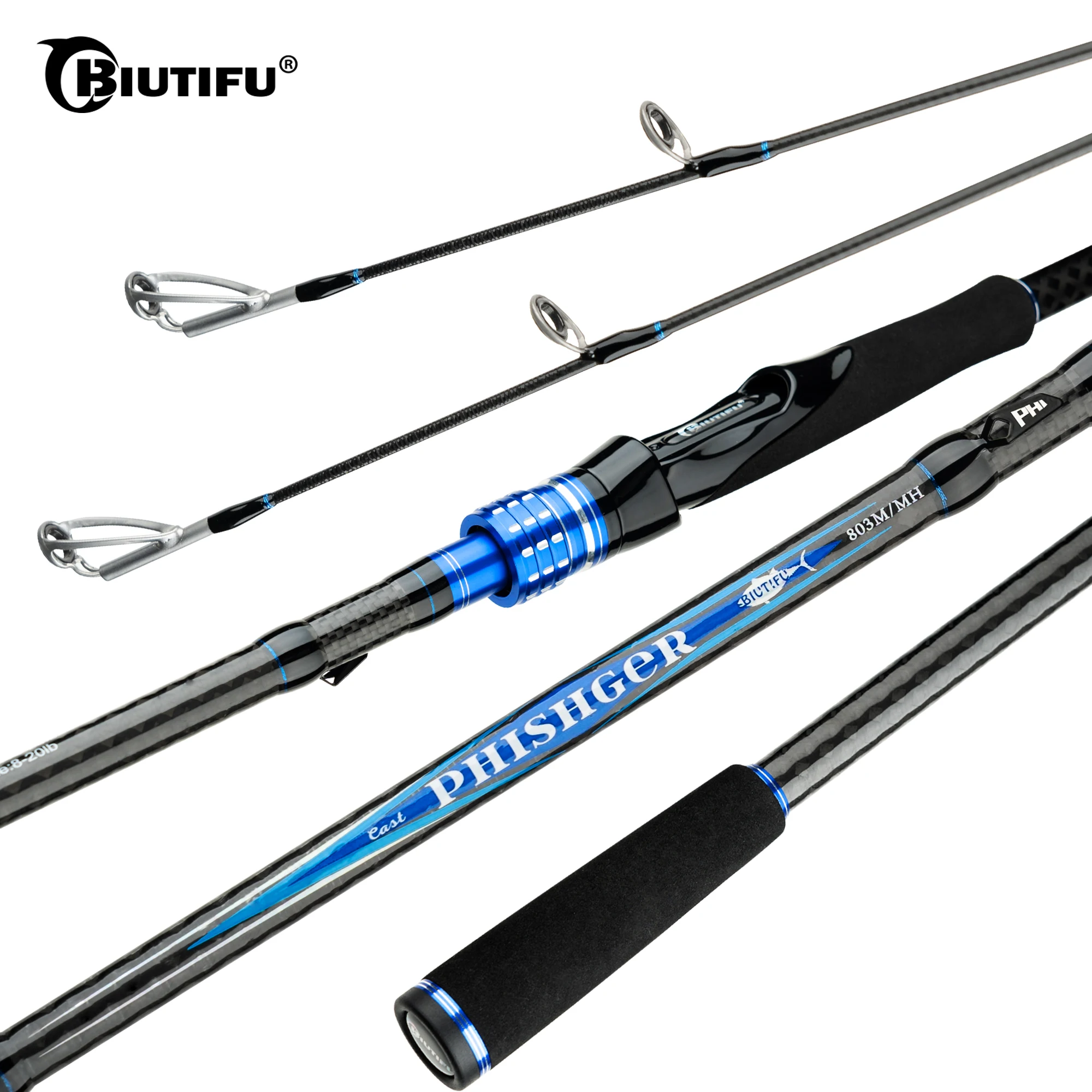 BIUTIFU Casting Spinning Lure Fishing Rods 1.65/2.1/2.4/2.7/3.0/3.3m 2Tips Baitcasting 3-80g Carbon Pole For Bass Seabass Trout
BIUTIFU Casting Spinning Lure Fishing Rods 1.65/2.1/2.4/2.7/3.0/3.3m 2Tips Baitcasting 3-80g Carbon Pole For Bass Seabass Trout