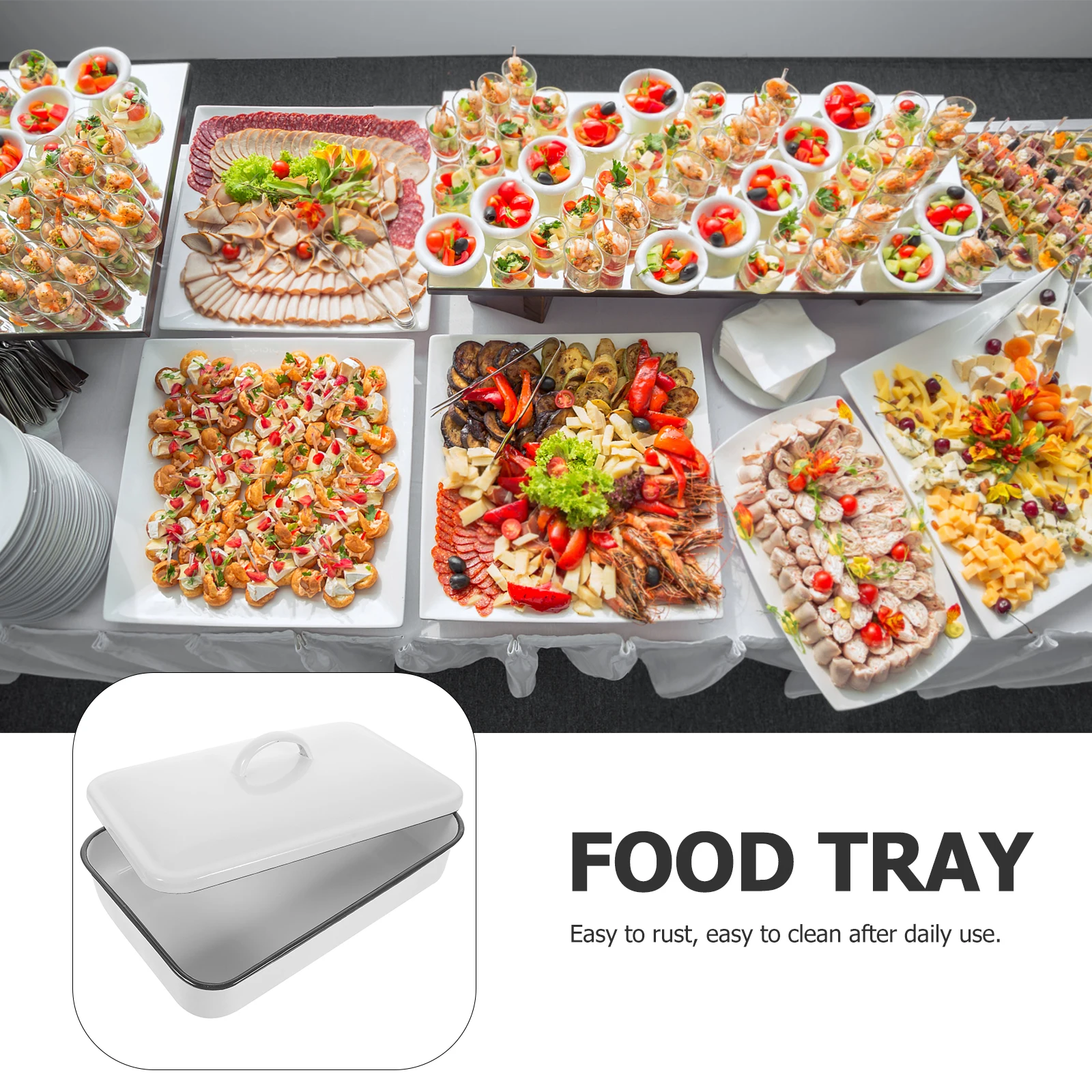 Thickened Enamel Baking Dish White 24X16CM Heat Resistant Non Stick Oven Pan Wear Resistant Tray for Kitchen Food Preservation
Thickened Enamel Baking Dish White 24X16CM Heat Resistant Non Stick Oven Pan Wear Resistant Tray for Kitchen Food Preservation