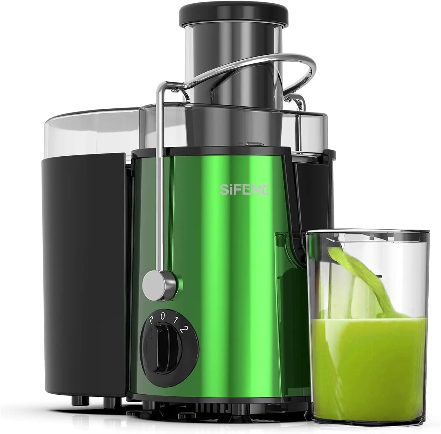 3" Big Mouth Centrifugal Juicer Machine, Fast Juicing, Easy to Clean, Non-BPA, Stainless Steel, 3" Wide Chute, Green
3" Big Mouth Centrifugal Juicer Machine, Fast Juicing, Easy to Clean, Non-BPA, Stainless Steel, 3" Wide Chute, Green