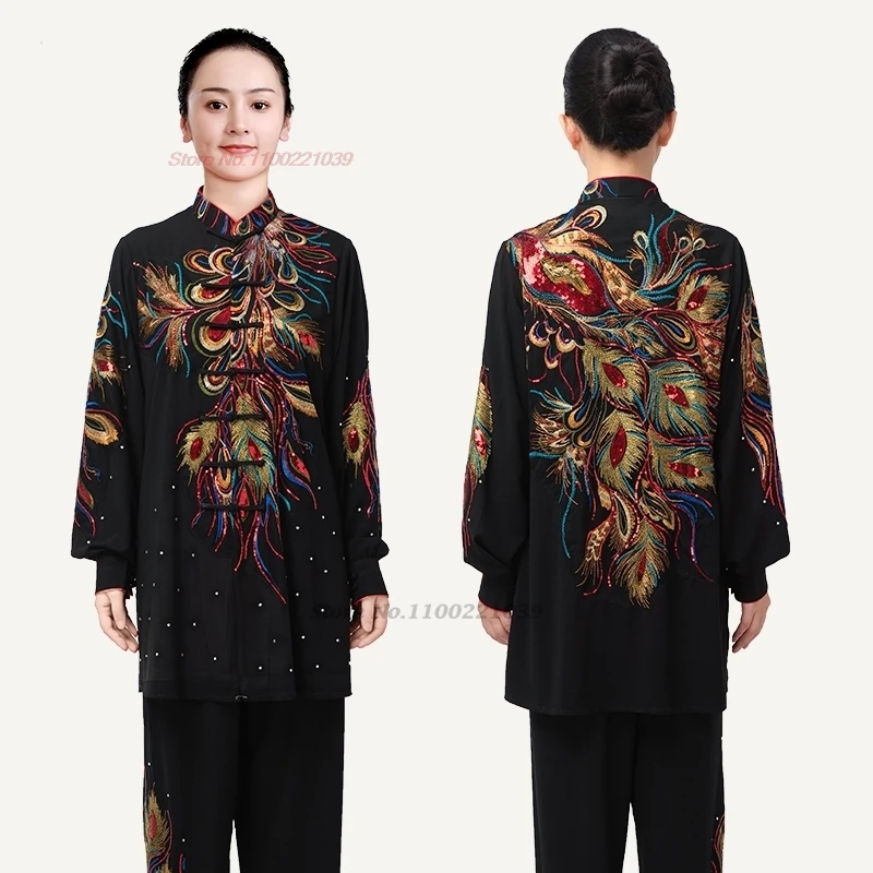 2025 tai chi uniform chinese wushu kungfu suit flower embroidery sequin martial arts wing chun taijiquan training exercise set
2025 tai chi uniform chinese wushu kungfu suit flower embroidery sequin martial arts wing chun taijiquan training exercise set