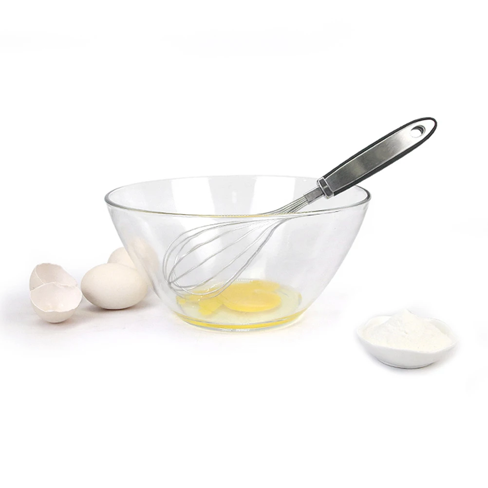 12 Inch Black Silicone Handle Whisk Stainless Steel Non-Stick Heat Resistant Manual Egg Mixer Tool Kitchen Baking Cooking
12 Inch Black Silicone Handle Whisk Stainless Steel Non-Stick Heat Resistant Manual Egg Mixer Tool Kitchen Baking Cooking