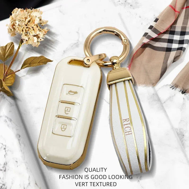 Luxurious Golden Edge Remote Key Case Full Cover For Baojun 510 730 360 560 RS5 530 630 For Wuling Hongguang S Car Accessories
Luxurious Golden Edge Remote Key Case Full Cover For Baojun 510 730 360 560 RS5 530 630 For Wuling Hongguang S Car Accessories