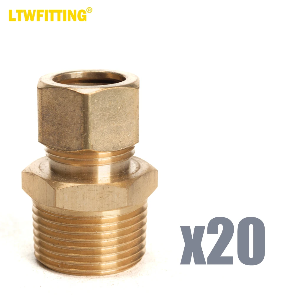 Латунный фитинг LTWFITTING с наружным диаметром 5/8 дюйма и наружным диаметром 3/4 дюйма, мужской Компрессионный фитинг NPT (комплект из 20 штук)
Латунный фитинг LTWFITTING с наружным диаметром 5/8 дюйма и наружным диаметром 3/4 дюйма, мужской Компрессионный фитинг NPT (комплект из 20 штук)