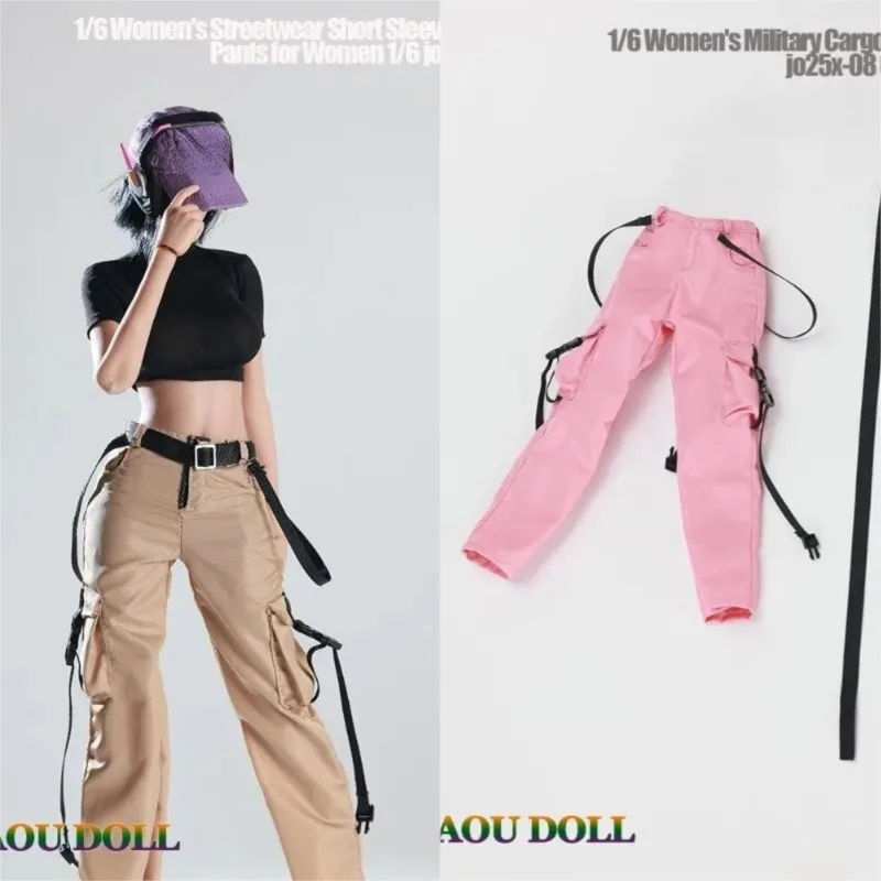 Масштаб 1/6, игрушки, женский солдат, модная модная футболка, брюки с поясом, модель одежды для 12-дюймовых фигурок, украшение куклы
Масштаб 1/6, игрушки, женский солдат, модная модная футболка, брюки с поясом, модель одежды для 12-дюймовых фигурок, украшение куклы