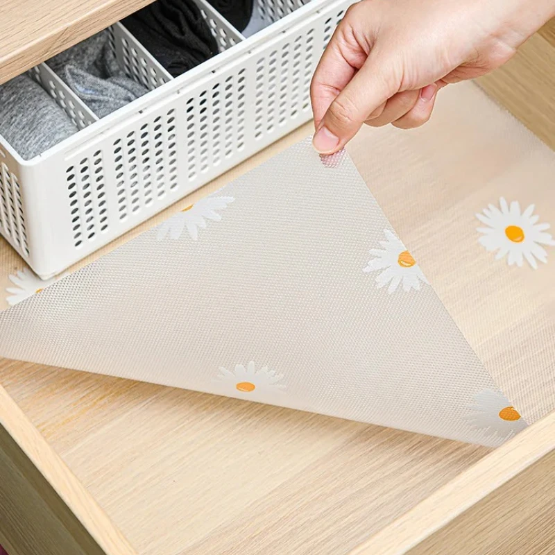 Non-Slip Waterproof Closet Placemat Daisy Transparent Drawer Mat Moisture-proof Cupboard Shelf Mats Mold-proof Cupboards Pad New
Non-Slip Waterproof Closet Placemat Daisy Transparent Drawer Mat Moisture-proof Cupboard Shelf Mats Mold-proof Cupboards Pad New