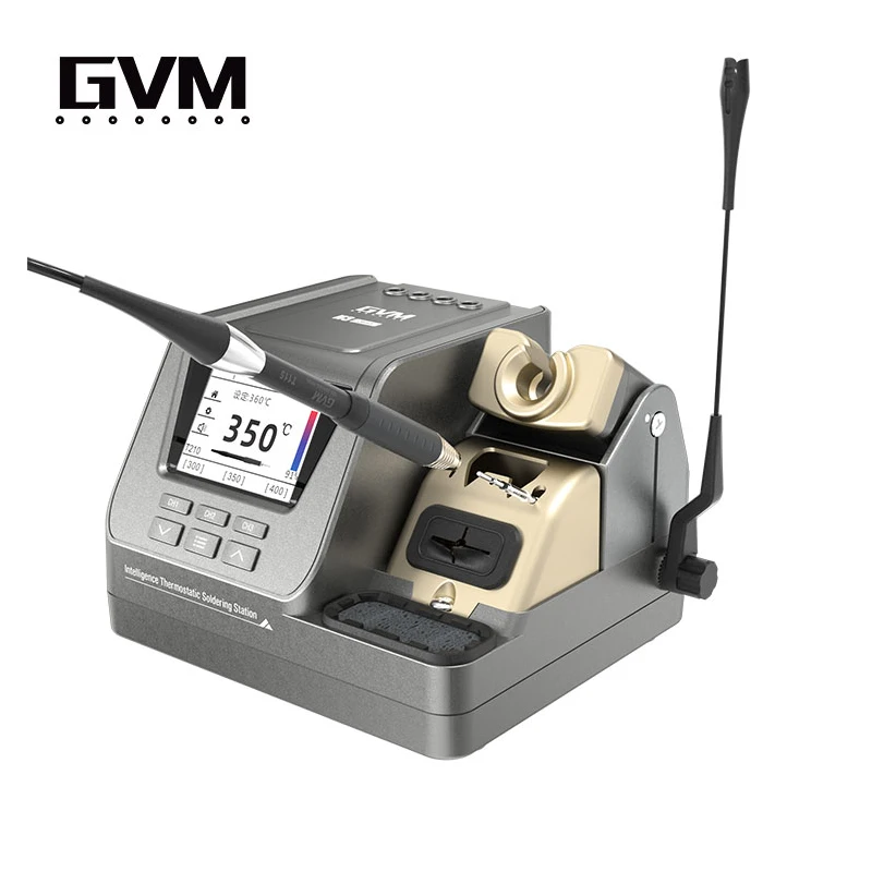 GVM H3 3-in-1 smart soldering station 2S rapid heating/Automatic sleep Supports T245/T210/T115 handles various chip-level repair
GVM H3 3-in-1 smart soldering station 2S rapid heating/Automatic sleep Supports T245/T210/T115 handles various chip-level repair