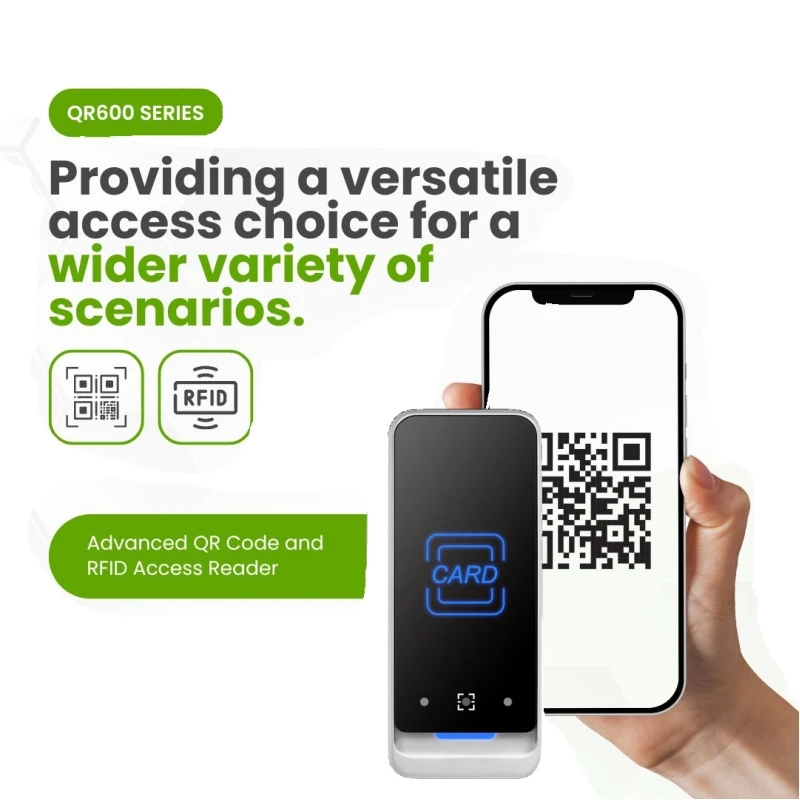 QR600-V-M QR Code RFID Reader 13.56MHz NFC IC Card Reader Wiegand 26 34 IP67 Waterproof Scanner for Door Access Control System
QR600-V-M QR Code RFID Reader 13.56MHz NFC IC Card Reader Wiegand 26 34 IP67 Waterproof Scanner for Door Access Control System