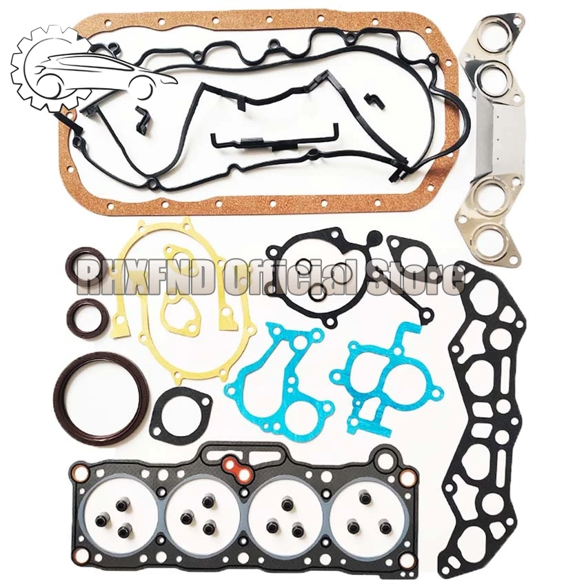 F2 8AUG-10-271 Engine overhaul gasket kit for Mazda 625 626 turbo 929 B2200 E2200 MX-6 2184cc 2.2L 1987-89
F2 8AUG-10-271 Engine overhaul gasket kit for Mazda 625 626 turbo 929 B2200 E2200 MX-6 2184cc 2.2L 1987-89