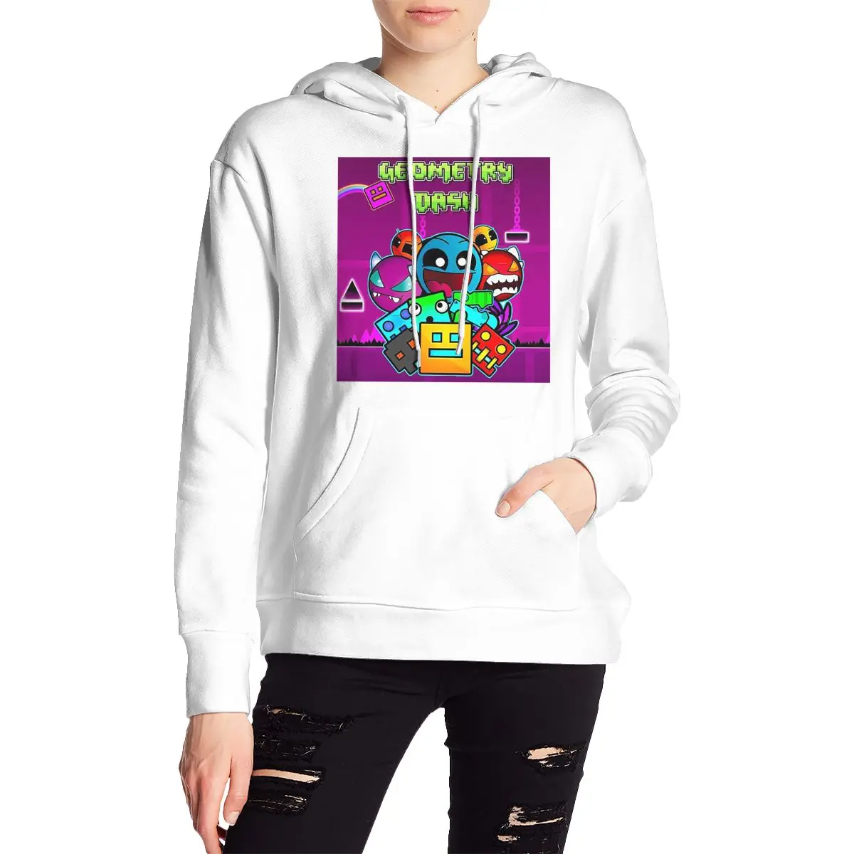 Video Game Geometry Dash Hoodies Hip Hop Pullover Autumn Winter Men's Women's Couple Sweatshirts Long Sleeve Tops
Video Game Geometry Dash Hoodies Hip Hop Pullover Autumn Winter Men's Women's Couple Sweatshirts Long Sleeve Tops