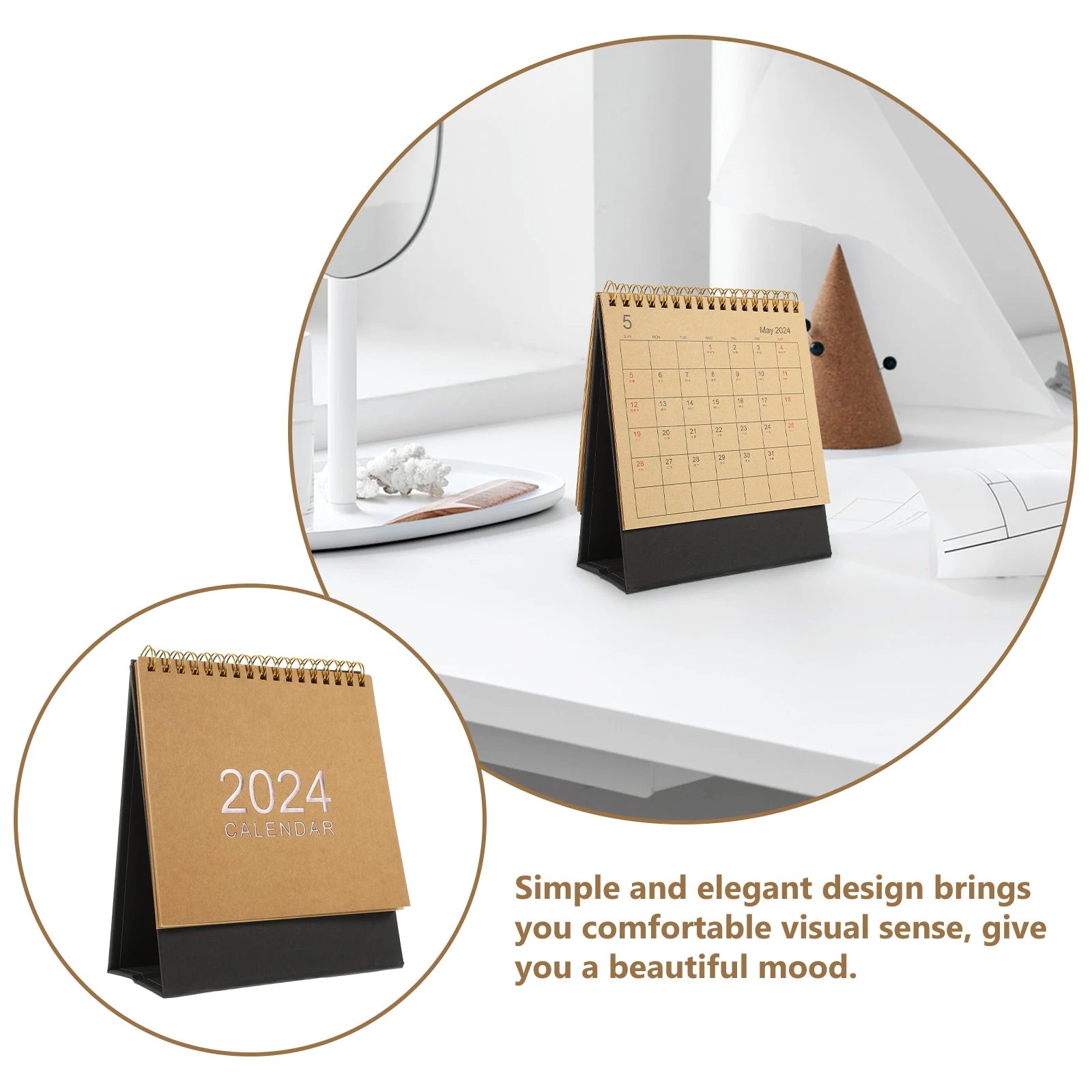 2024 Desk Simple Retro Notebook Monthly Planner Black Gold Small Size Practical Home Creative Calendar Decor Decor
2024 Desk Simple Retro Notebook Monthly Planner Black Gold Small Size Practical Home Creative Calendar Decor Decor