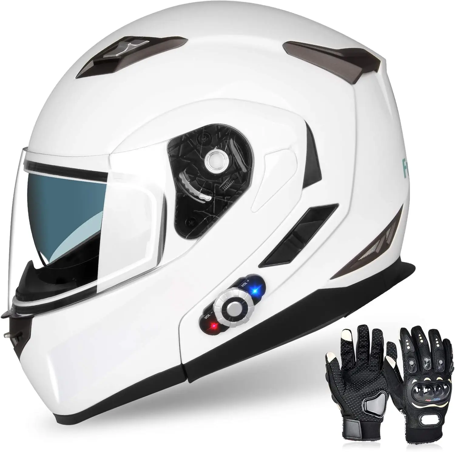 Medium BM2-S Bluetooth Motorcycle Helmet, Flip-Up Modular Motorbike Helmet, 500M Connectivity for 2-3 Riders, Voice Dial, Hands-
Medium BM2-S Bluetooth Motorcycle Helmet, Flip-Up Modular Motorbike Helmet, 500M Connectivity for 2-3 Riders, Voice Dial, Hands-