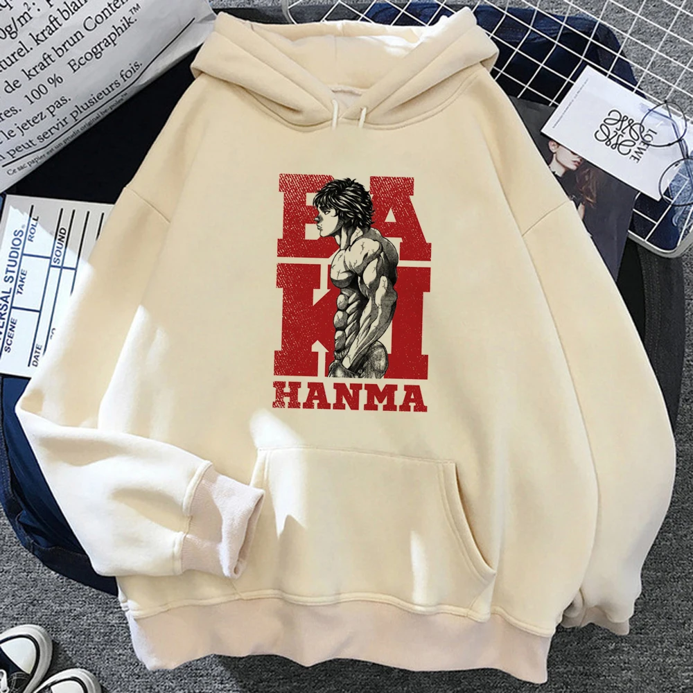 Baki Hanma hoodies women japanese graphic long sleeve top aesthetic Pullover clothes women gothic tracksuit
Baki Hanma hoodies women japanese graphic long sleeve top aesthetic Pullover clothes women gothic tracksuit