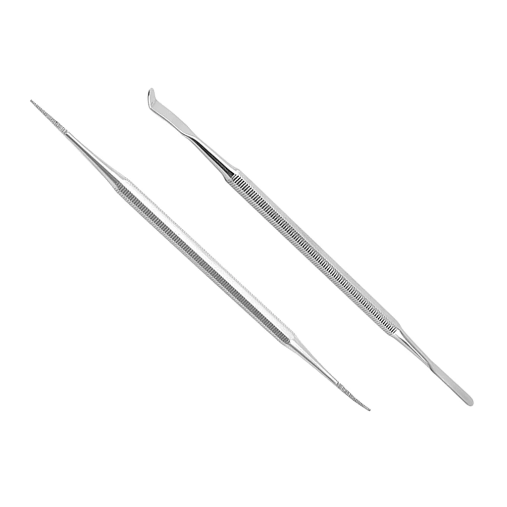 Stainless Steel Ingrown Toenail File and Lifter Set Non Slip Handle Ingrown Nail Removal Tool for Manicure Pedicure
Stainless Steel Ingrown Toenail File and Lifter Set Non Slip Handle Ingrown Nail Removal Tool for Manicure Pedicure