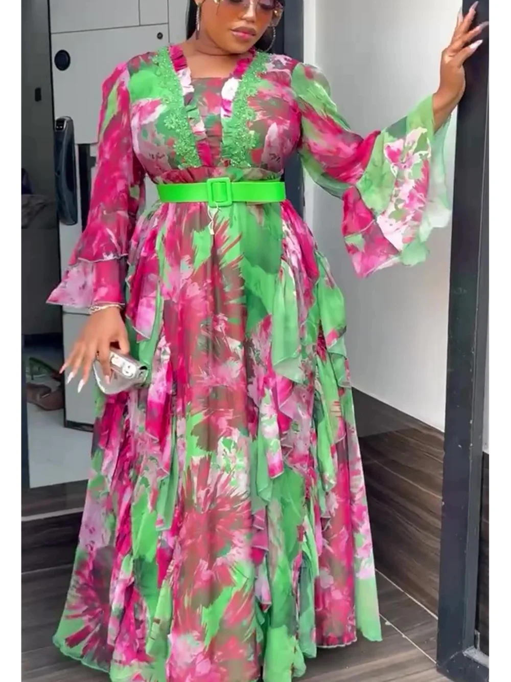 Plus Size African Party Dresses for Women 2025 New Summer Fashion Print Wedding Evening Gown Elegant Turkey Muslim Maxi Dress
Plus Size African Party Dresses for Women 2025 New Summer Fashion Print Wedding Evening Gown Elegant Turkey Muslim Maxi Dress