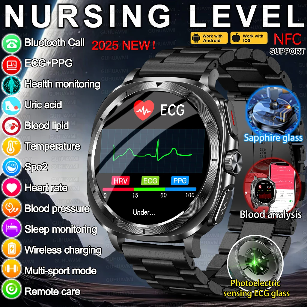 2025 Новинка для Samsung Galaxy Watch 7 Blood Lipids Мочевая кислота Смарт-часы Мужчины ЭКГ + PPG Анализ тела BT вызов Здоровье Смарт-часы Мужчины
2025 Новинка для Samsung Galaxy Watch 7 Blood Lipids Мочевая кислота Смарт-часы Мужчины ЭКГ + PPG Анализ тела BT вызов Здоровье Смарт-часы Мужчины