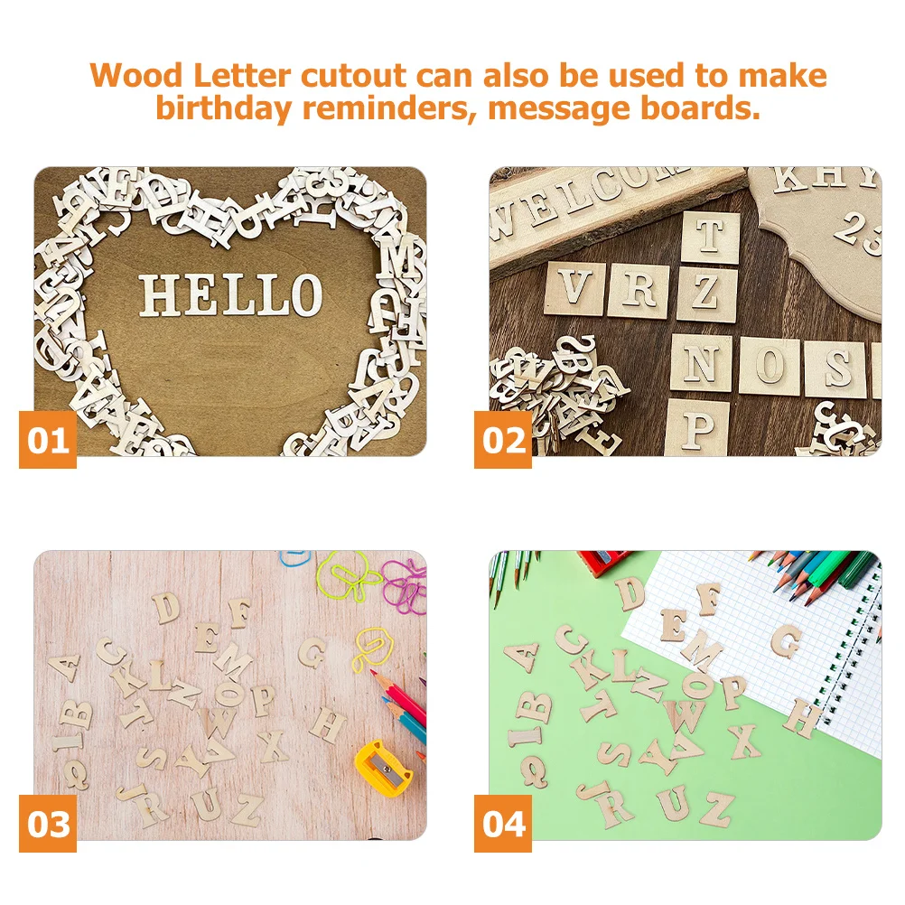 104Pcs Wood Letters for Crafts Blank Wooden Letter Cutouts Smooth Surface DIY Painting Chips Decorative Alphabet for Wall Signs
104Pcs Wood Letters for Crafts Blank Wooden Letter Cutouts Smooth Surface DIY Painting Chips Decorative Alphabet for Wall Signs