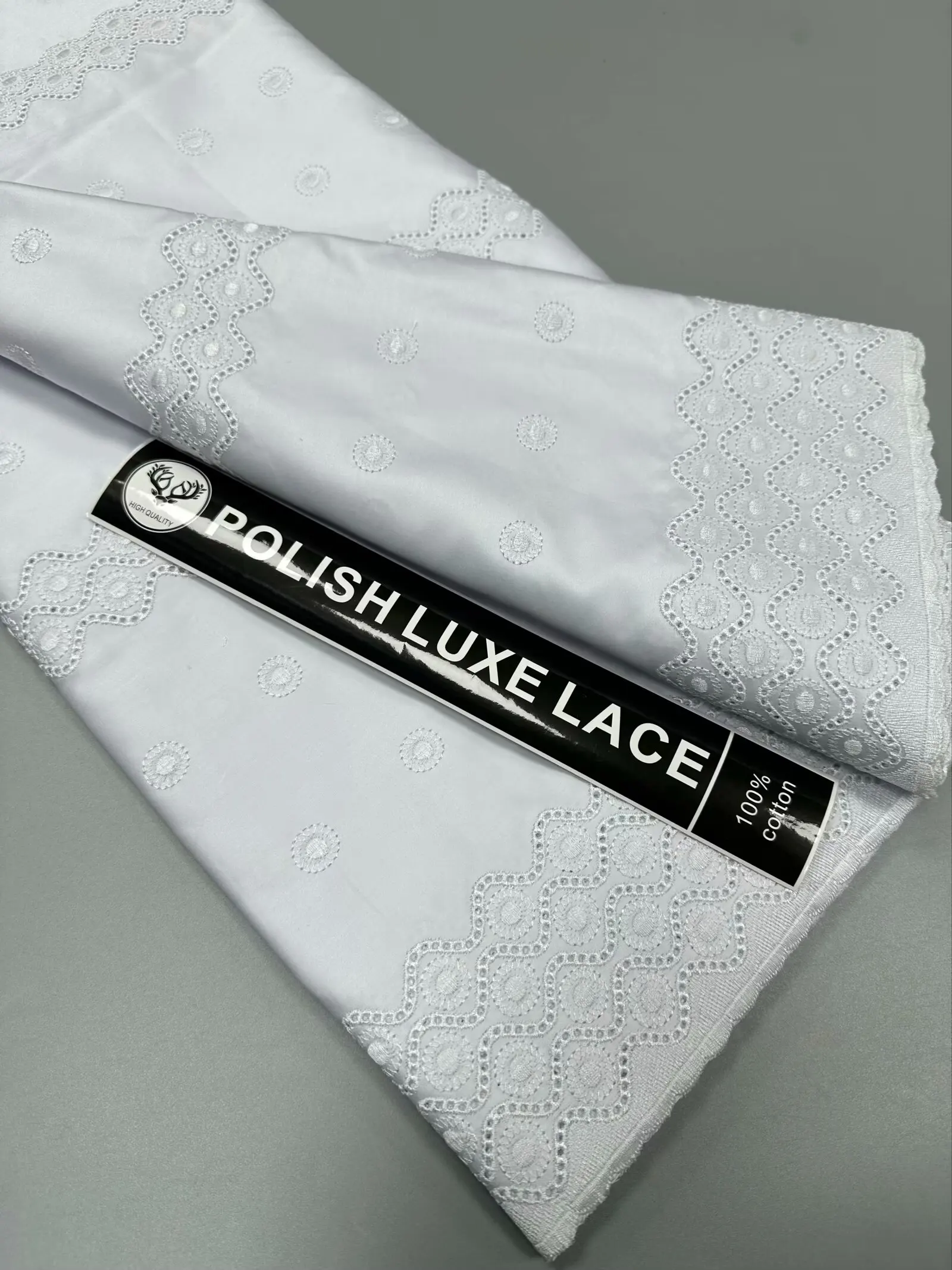 Luxury Lace Original Austria Cotton African Polished Fabric Swiss Lace 100% Cotton Lace Fabric For Men's Clothing
Luxury Lace Original Austria Cotton African Polished Fabric Swiss Lace 100% Cotton Lace Fabric For Men's Clothing